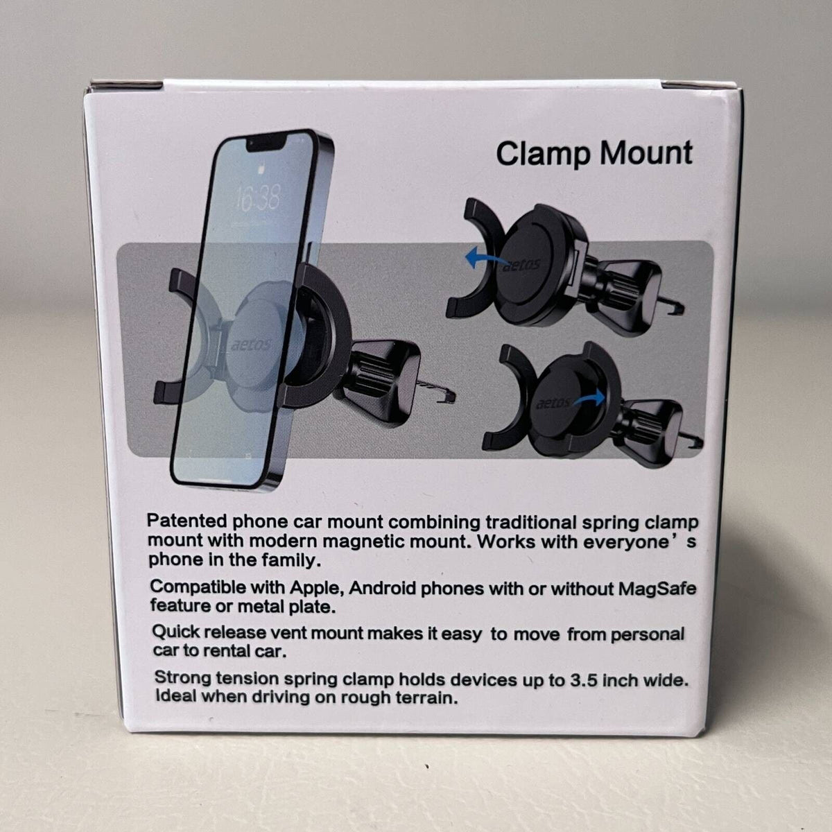Aetos 3 in 1 Air Vent Cell Phone Mount, MagSafe Compatible