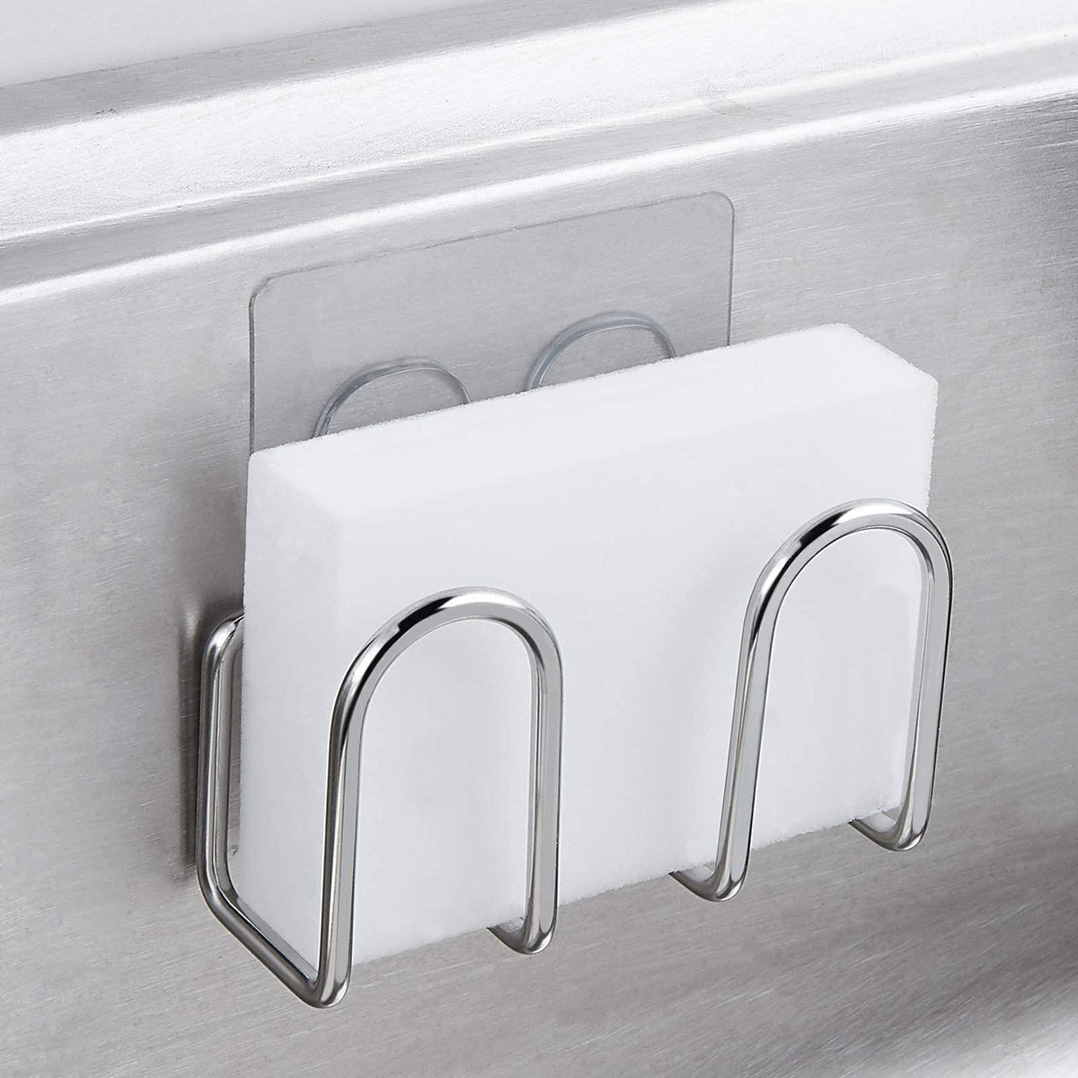 Adhesive Stainless Steel Sink Caddy