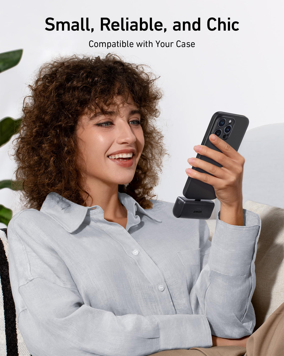 Anker Nano 5,000mAh Power Bank – 22.5W, Built-In USB-C