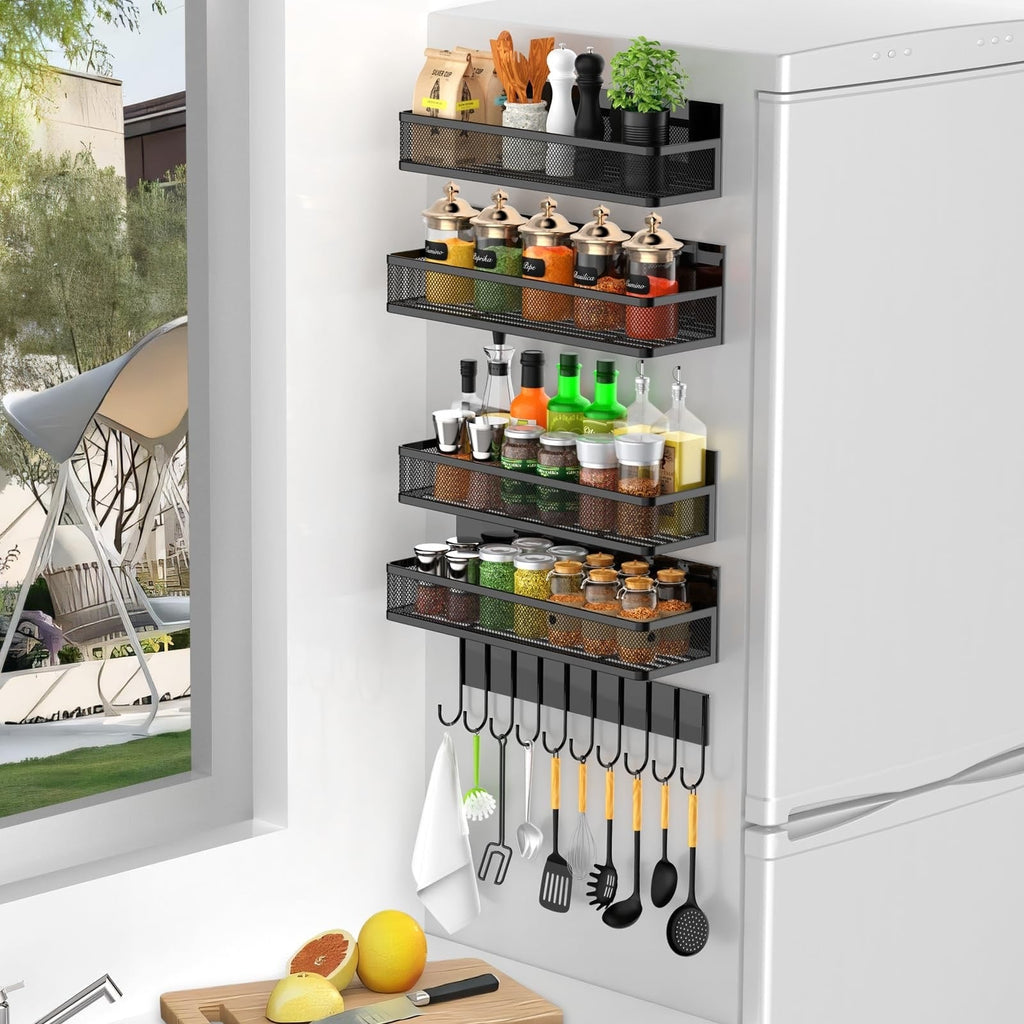 Magnetic Refrigerator Spice Rack