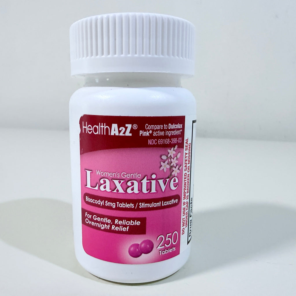 HealthA2Z Women's Laxative Bisacodyl 5 mg, 250 Tablets, EXP 02/2028