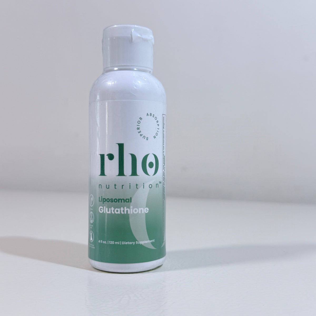 Rho Nutrition Liposomal Glutathione 500 mg, 4 fl oz, BB 12/2027