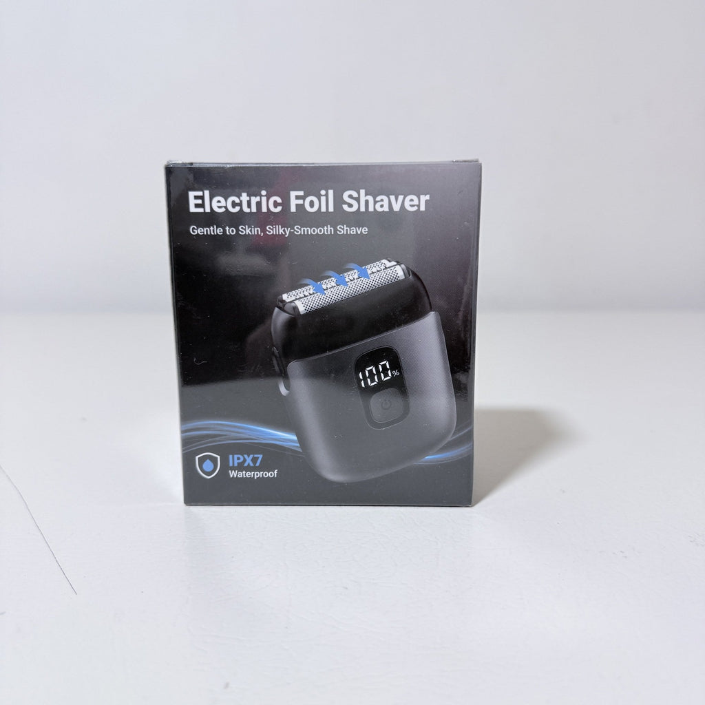 Electric Foil Shaver, Rechargeable, IPX7 Waterproof, Gray