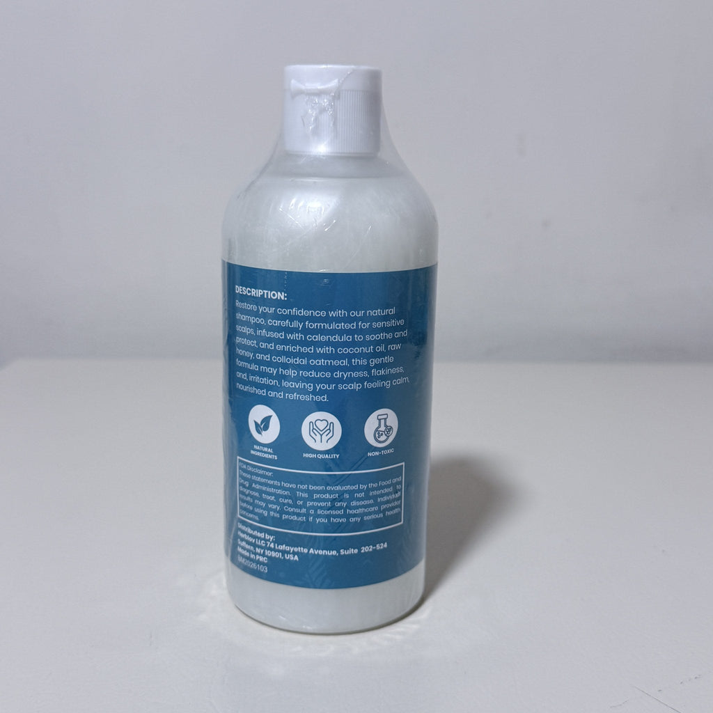 Eczema and Psoriasis Shampoo, Colloidal Oatmeal and Calendula, 16.9 oz