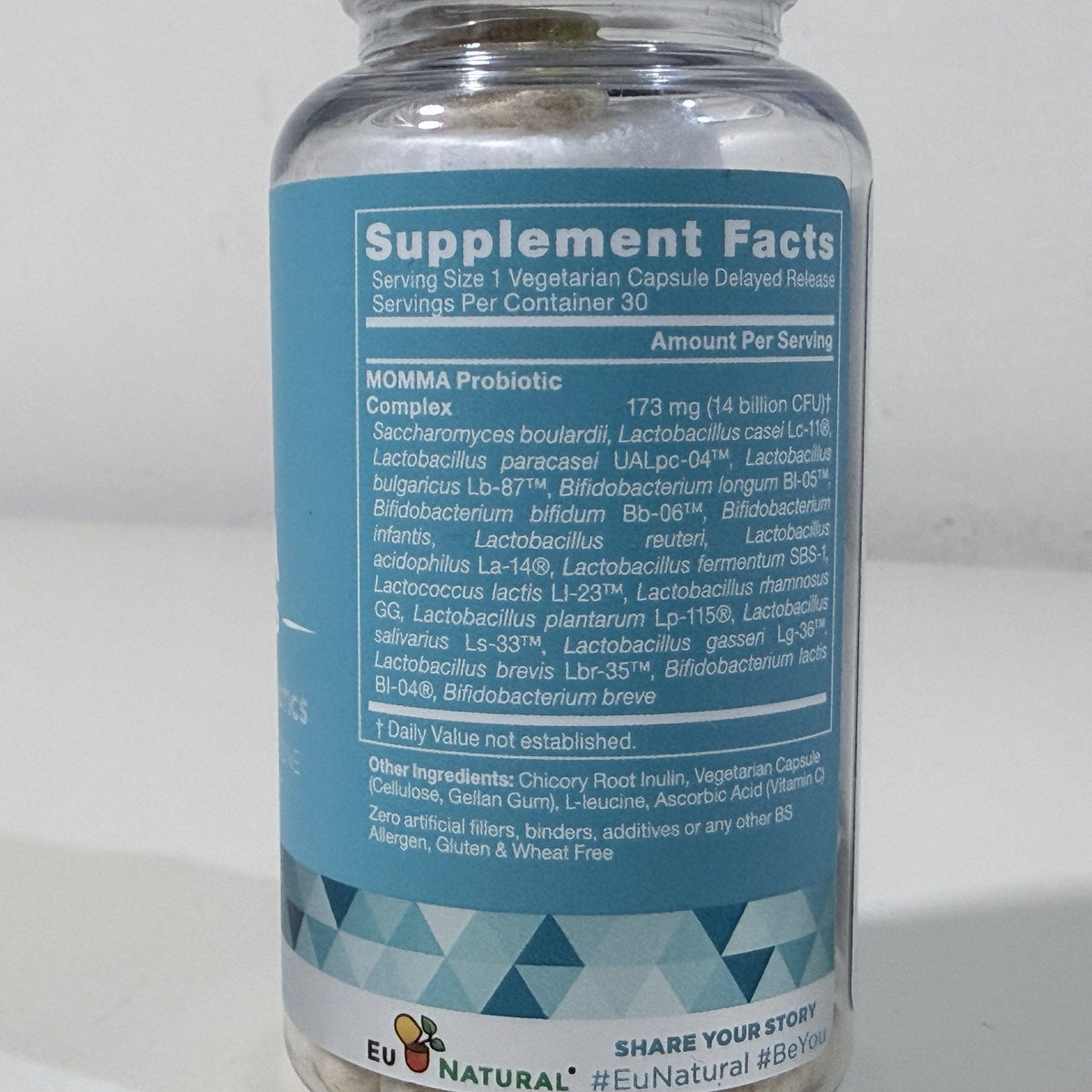 Eu Natural Momma Probiotics, 30 Vegetarian Capsules, Exp 03/2027