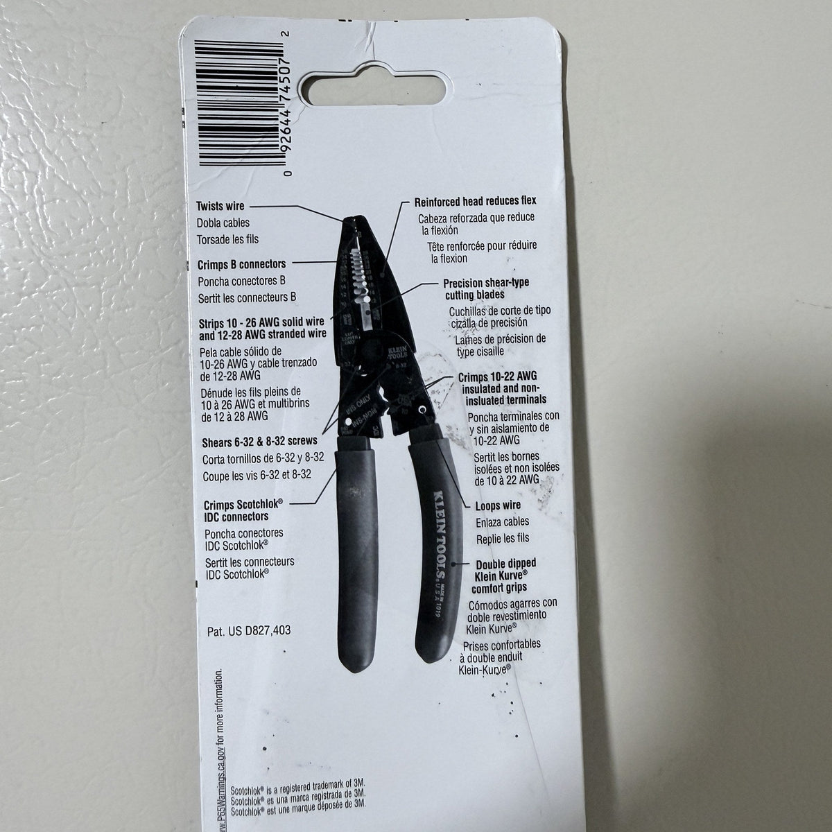 Klein Tools 1019 Klein-Kurve Multi-Tool Wire Stripper Crimper