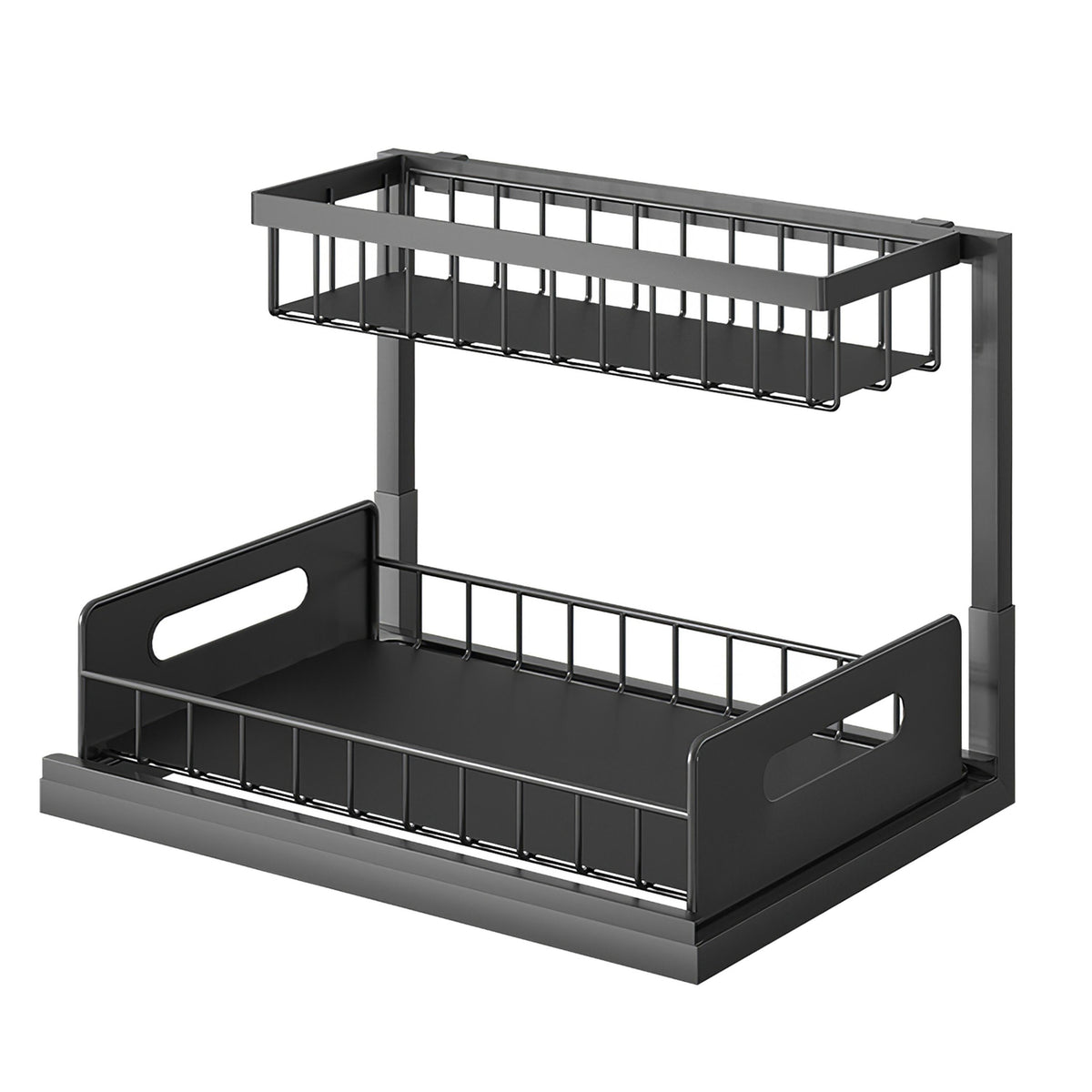 2-Tier Under-Sink Sliding Organizer