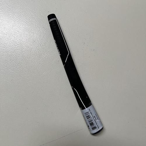 Karma Velour Standard Putter Grip, Black with White Logo