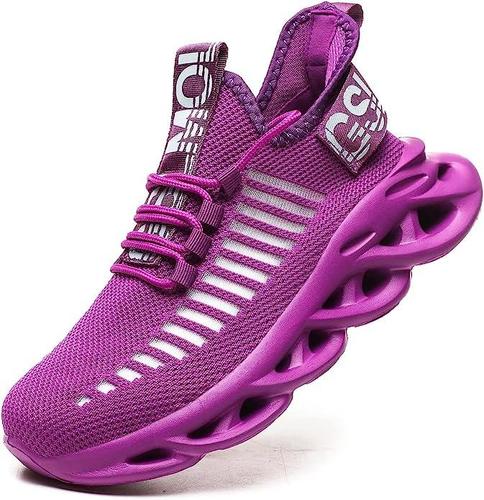 Men's Slip On Breathable Walking Shoes, Lightweight, US 8, Purple