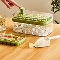 Press-Release Ice Cube Tray with Storage Bin