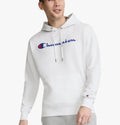 Champion Men's Hoodie Sweatshirt, White, Size 2XL