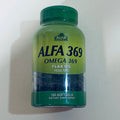 Alfa Vitamins Omega 369 Flax Oil 1000 mg, 100 Softgels, EXP 04/2029