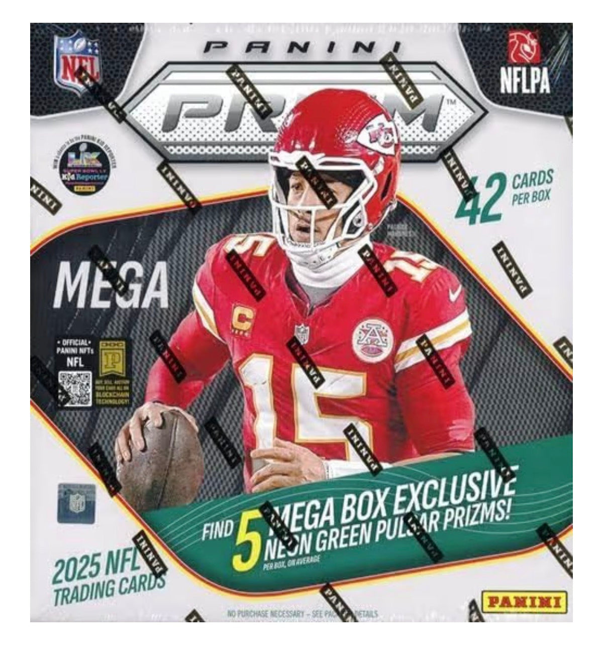 2025 Panini Prizm Football Mega Box - 42 Cards