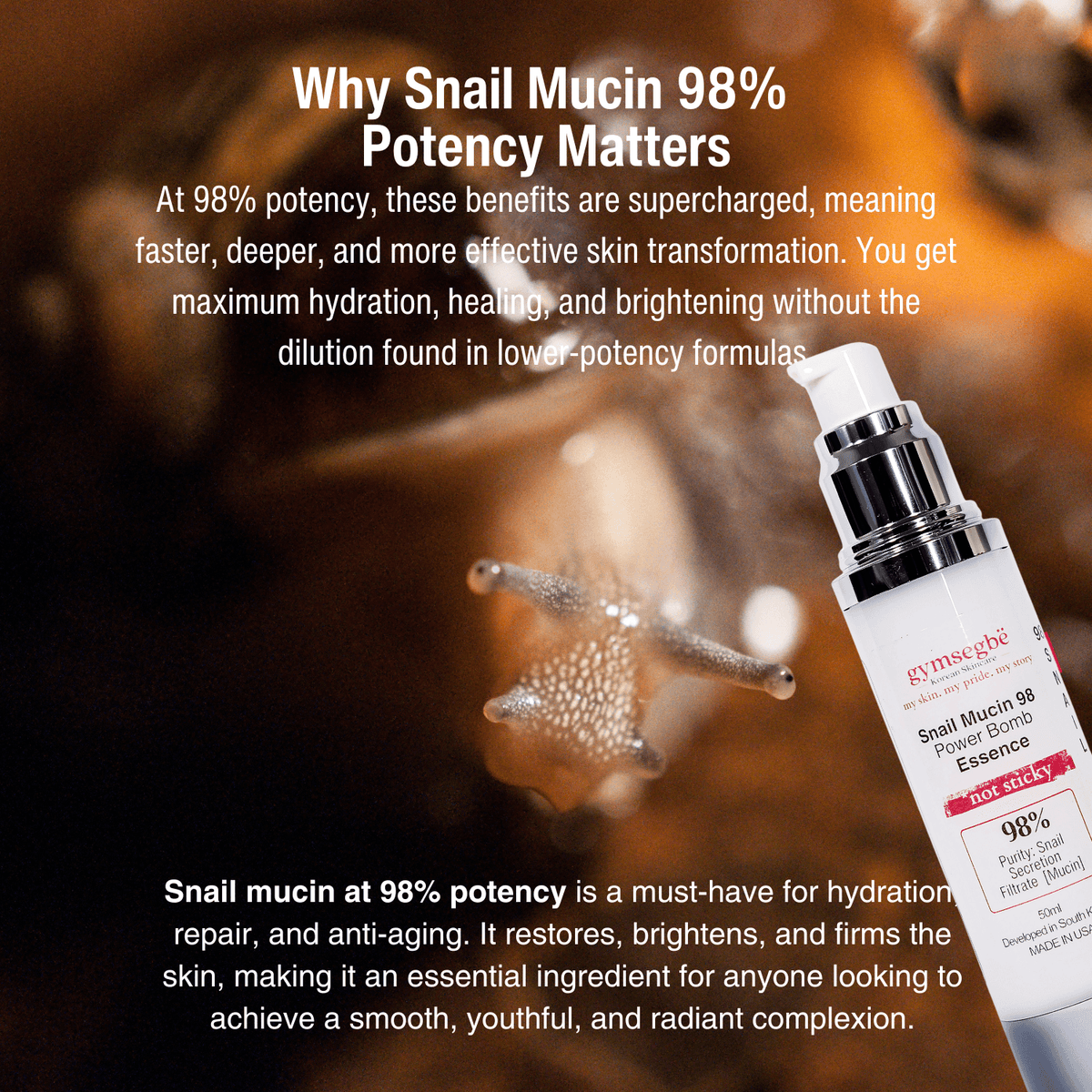 Snail Mucin 98 Power Bomb Essence