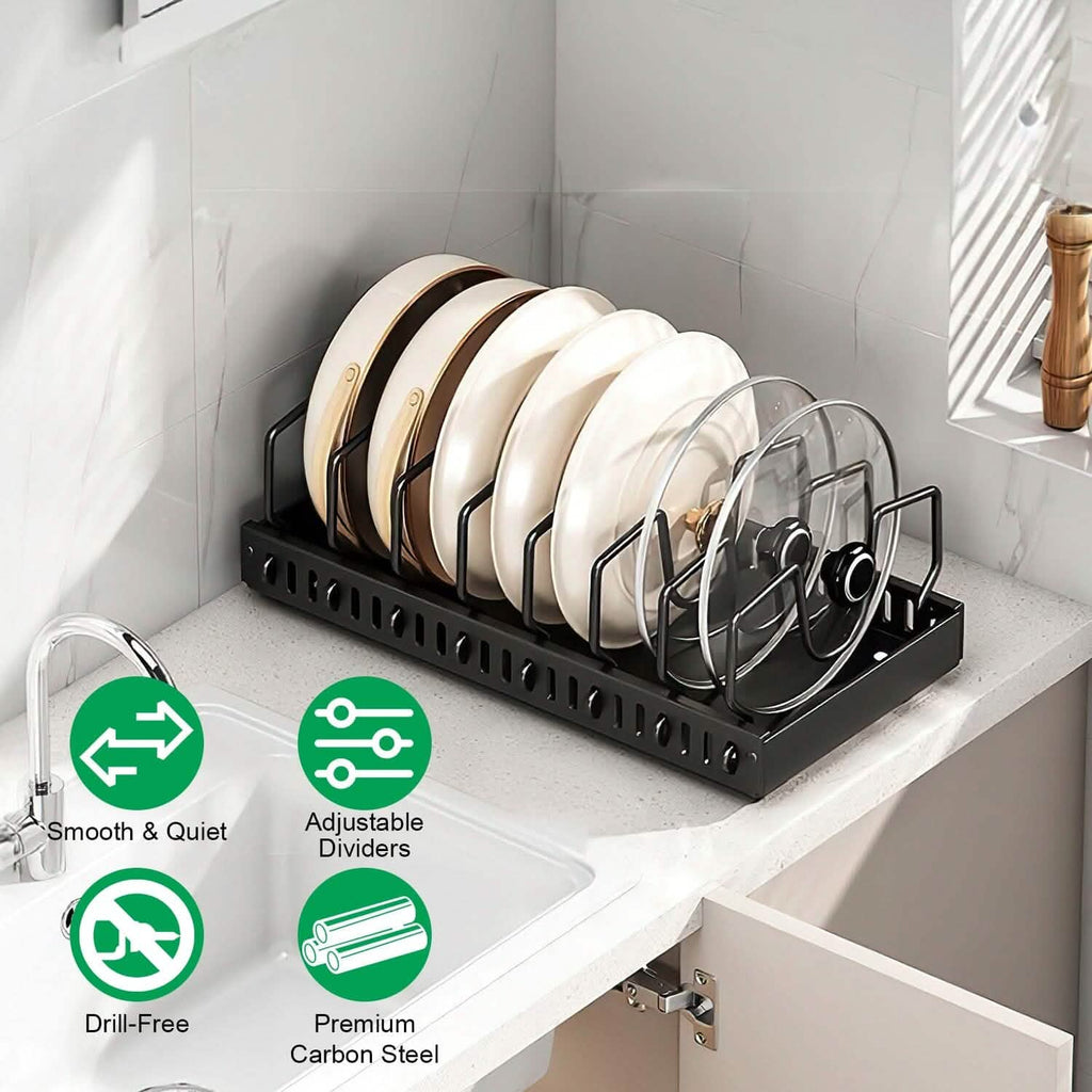 Pull-Out Pots & Pans Organizer