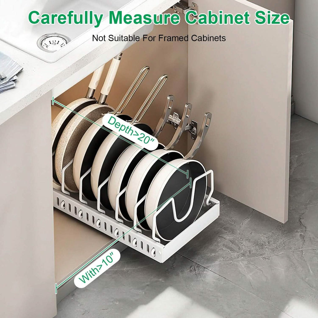 Pull-Out Pots & Pans Organizer