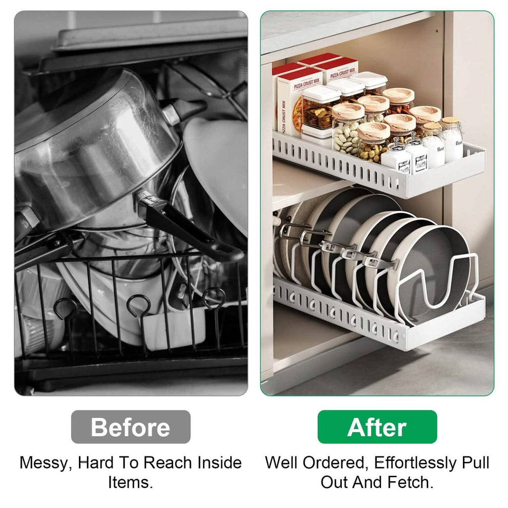 Pull-Out Pots & Pans Organizer