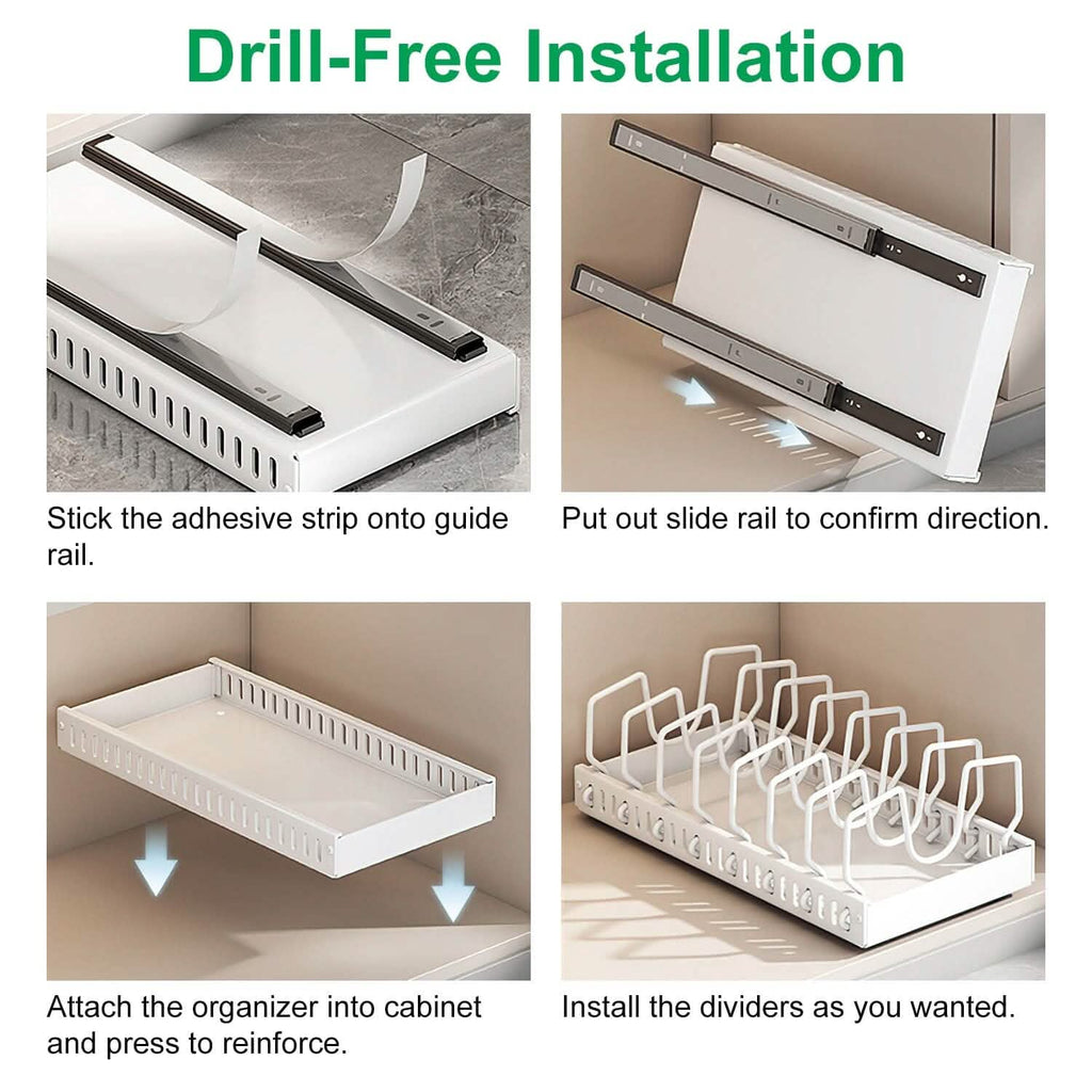 Pull-Out Pots & Pans Organizer